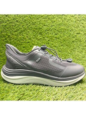 Kizik London Mens Size 8 Castlerock Gray Athletic Hands-Free Shoes Sneakers